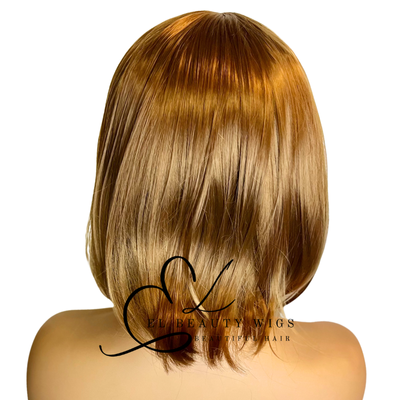 WIG | Light Auburn Wig | Natural-Looking Wig for Women | Easy Wear Synthetic Wig