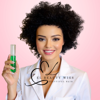 WIG | Black Wig | Short Black Wig | Costume Wig | Mad Scientist Wig | Natural-Looking Wig for Women | Easy Wear Synthetic Wig