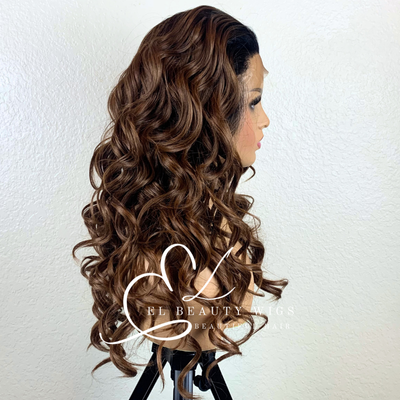 Camille - 20" Human Hair Blend Lace Front WIG