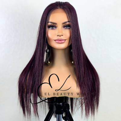 Lacey 1 - 24" Human Hair Blend Lace Front WIG