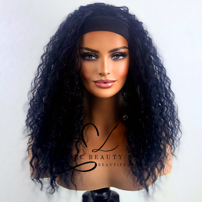 Ivanna 1 - 18" Human Hair Blend Headband WIG