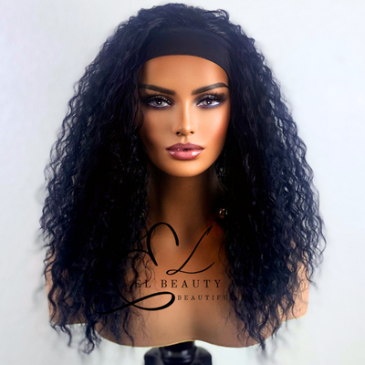 Ivanna 1 - 18" Human Hair Blend Headband WIG