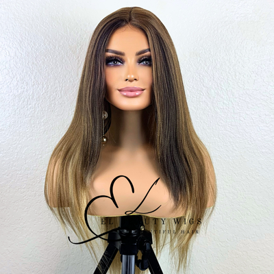 Demi - 22" Human Hair Blend Lace Front WIG