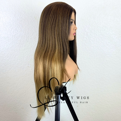 Demi - 22" Human Hair Blend Lace Front WIG