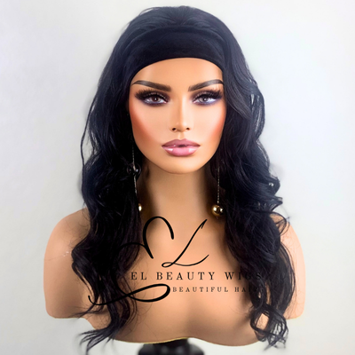 Juliette - 18" Human Hair Blend Headband WIG