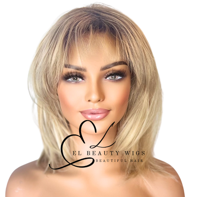 WIG | Blonde Wig | Natural-Looking Wig for Women | Easy Wear Synthetic Wig