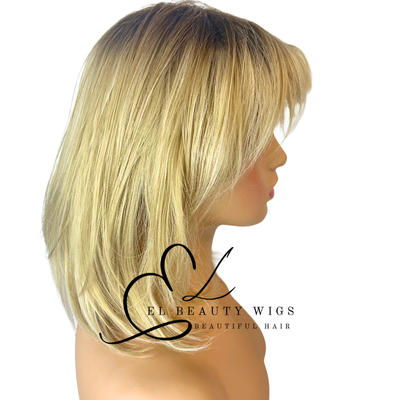 WIG | Blonde Wig | Natural-Looking Wig for Women | Easy Wear Synthetic Wig