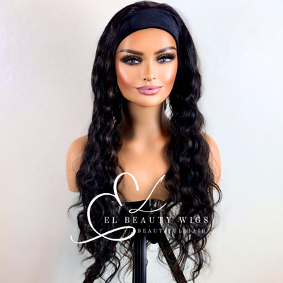 Regina 4 - 24" Human Hair Blend Headband WIG