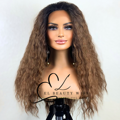 Ava - 22" Human Hair Blend Lace Front WIG