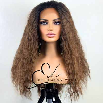 Ava - 22" Human Hair Blend Lace Front WIG