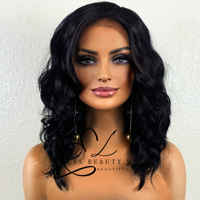 Alessia - 14" Human Hair Blend Lace Front WIG