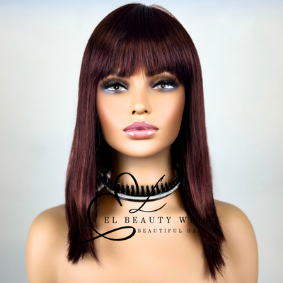 Ruby - 10" European Synthetic Fiber Full WIG