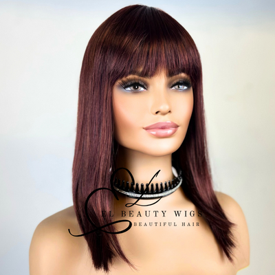 Ruby - 10" European Synthetic Fiber Full WIG