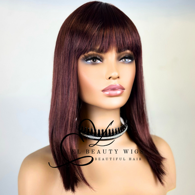 Ruby - 10" European Synthetic Fiber Full WIG