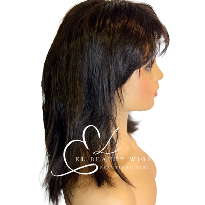 WIG | Brown Wig | Shaggy Brown Wig | Natural-Looking Wig for Women | Easy Wear Synthetic Wig