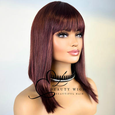 Ruby - 10" European Synthetic Fiber Full WIG