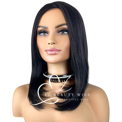 WIG | Black Wig | Natural-Looking Wig for Women | Easy Wear Synthetic Wig