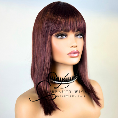 Ruby - 10" European Synthetic Fiber Full WIG