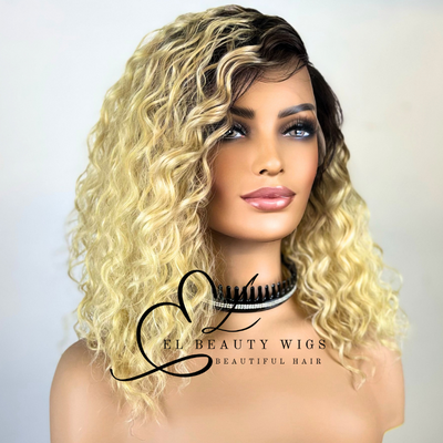 Brooklynn - 14" Human Hair Blend Lace Front WIG