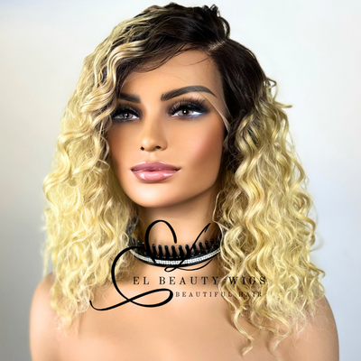 Brooklynn - 14" Human Hair Blend Lace Front WIG