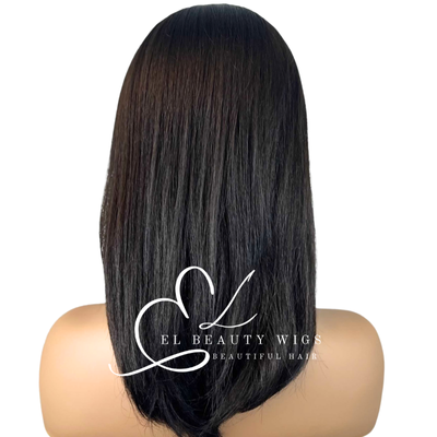 WIG | Black Wig | Natural-Looking Wig for Women | Easy Wear Synthetic Wig