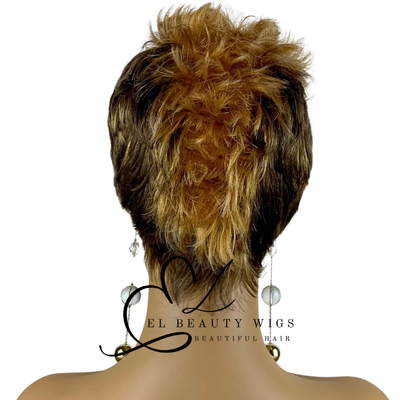 WIG | Blonde Wig | Short Blonde Wig | Natural-Looking Wig for Women | Easy Wear Synthetic Wig