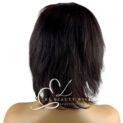WIG | Dark Brown Wig | Shaggy Brown Wig | Natural-Looking Wig for Women | Easy Wear Synthetic Wig