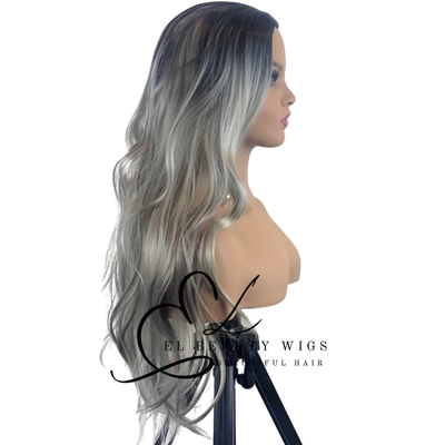 WIG | Ash Blonde Wig | Lightest Ash Blonde Wig | Natural-Looking Wig for Women | Easy Wear Synthetic Wig