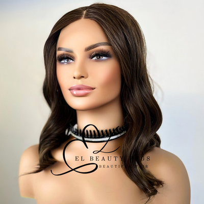 Claire - 14" Human Hair Blend Lace Front WIG