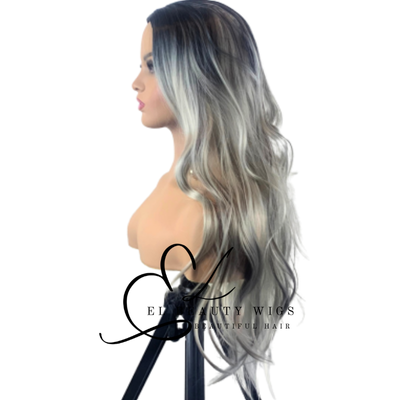 WIG | Ash Blonde Wig | Lightest Ash Blonde Wig | Natural-Looking Wig for Women | Easy Wear Synthetic Wig