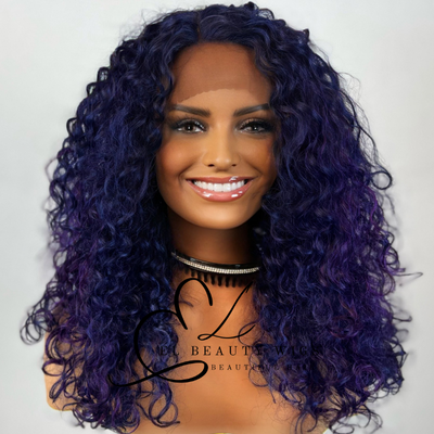 Bluma - 20" Human Hair Blend Lace Front WIG