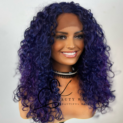 Bluma - 20" Human Hair Blend Lace Front WIG